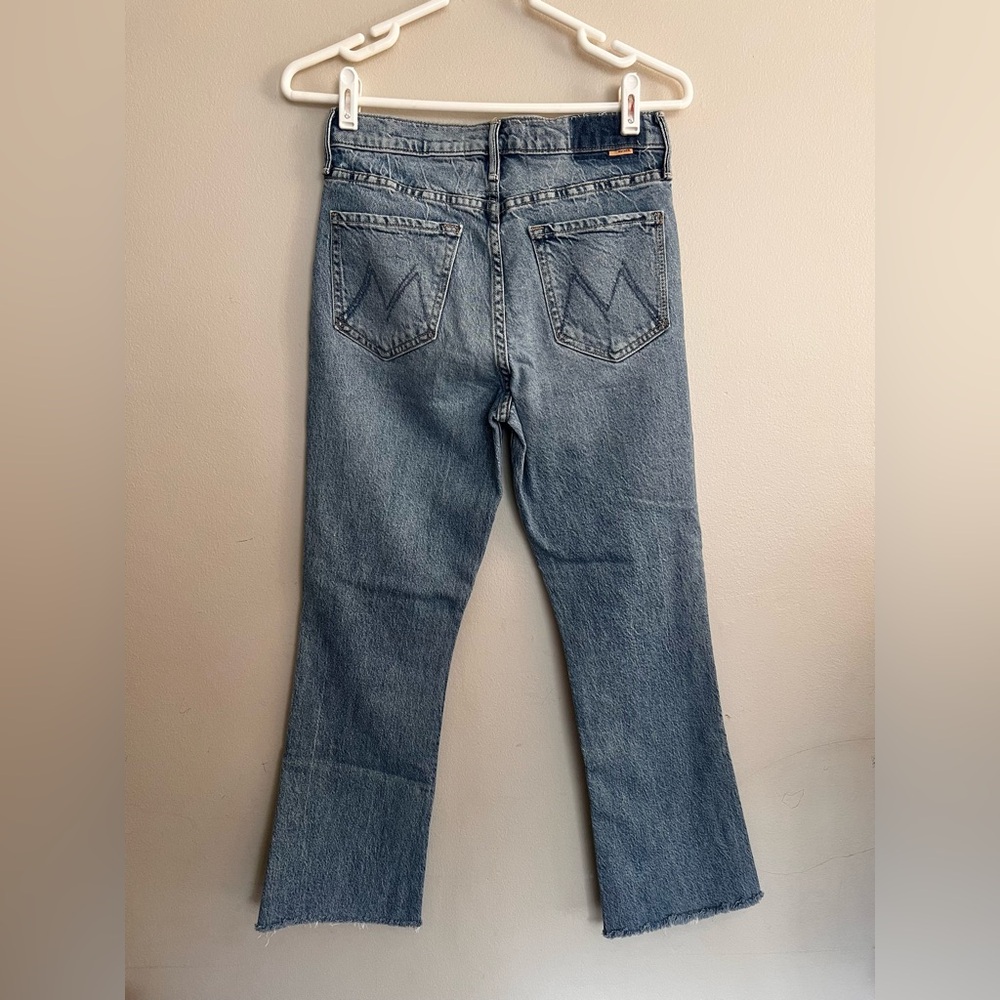 Mother Superior The Outsider Flood Fray Are There Yet Jeans Size 28 Wide Leg - Picture 6 of 8